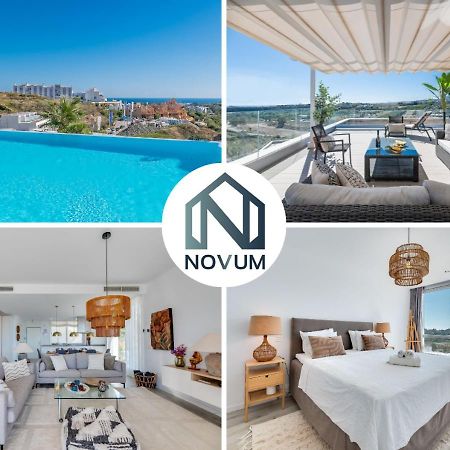 Unique 3-Bdrm Townhouse, Stunning View, Pool & Bbq Lejlighed Estepona Eksteriør billede